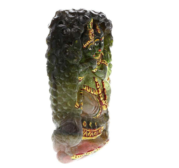 Radha Krishna God Tourmaline Figurine