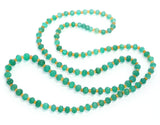 Genuine & Natural Fine Colombian Carved Emerald and Opal Beads Necklace