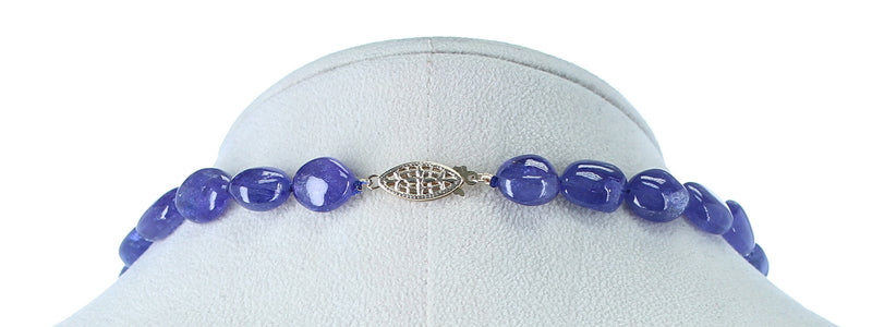 Genuine & Natural Fine Tanzanite Tumbled Beads