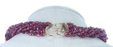 Genuine & Natural Plain & Smooth Tourmaline Tumbled Beads Choker Necklace