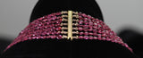 Genuine & Natural Smooth Pink Tourmaline Small Tumbled Beads Necklace, 7 Lines