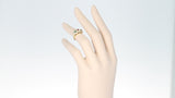 Van Cleef and Arpels Tri-Floral Emerald, Ruby, Sapphire and Diamond Ring, 18K, Original Box and Papers