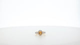 Oval Citrine and Diamond Convertible Ring/Pendant, 18K