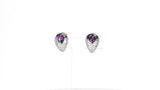 Mauboussin 2.20 ct. Amethyst and 0.42 ct. Diamond Earrings, 18K Gold