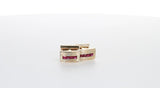 Tiffany & Co. Ruby Cufflinks, 14K Yellow Gold
